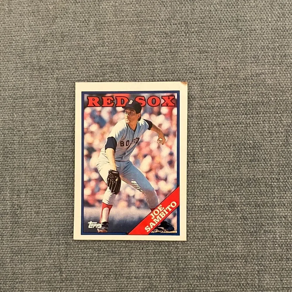 1988 Topps Boston Red Sox Baseball Card Trading Card